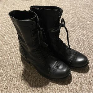 Steve Madden Troopa Combat Boot Size 8